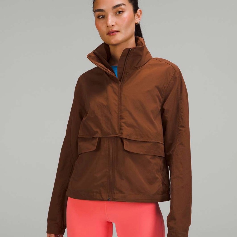 Lululemon Athletica Brown Utility Jacket